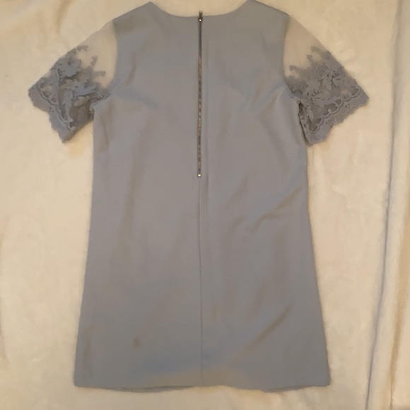 NWOT Lulu’s “Dance a Little Light Blue Embroidered Short Sleeve Shift Dress” - Picture 11 of 15
